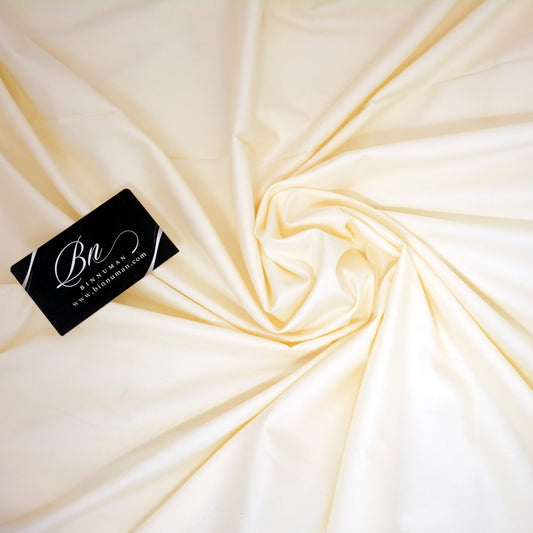 ROYAL BOSSKI FABRIC | PREMIUM UNSTITCHED 4-SEASON WASH & WEAR | CREAM