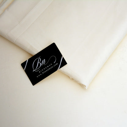 ROYAL BOSSKI FABRIC | PREMIUM UNSTITCHED 4-SEASON WASH & WEAR | CREAM