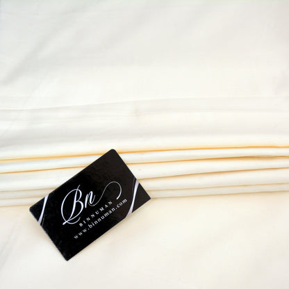 ROYAL BOSSKI FABRIC | PREMIUM UNSTITCHED 4-SEASON WASH & WEAR | CREAM