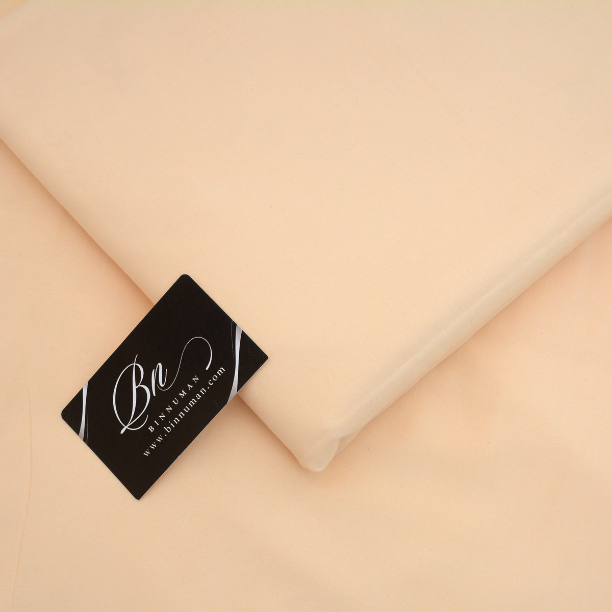 ROYAL BOSSKI FABRIC | PREMIUM UNSTITCHED 4-SEASON WASH & WEAR | SOFT PEACH