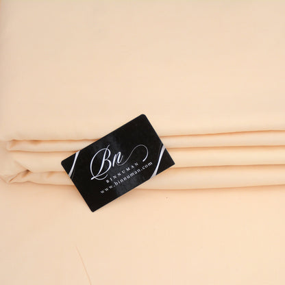 ROYAL BOSSKI FABRIC | PREMIUM UNSTITCHED 4-SEASON WASH & WEAR | SOFT PEACH
