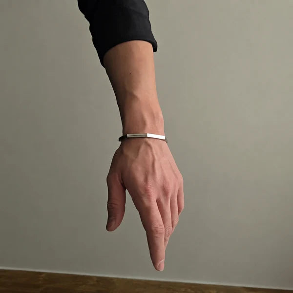 STAINLESS STEEL HEXAGON CUFF BANGLE BUY 1 GET 1 FREE