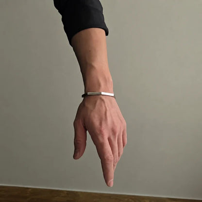 STAINLESS STEEL HEXAGON CUFF BANGLE BUY 1 GET 1 FREE
